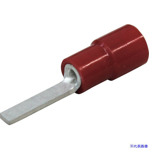 ■ニチフ 環境配慮形絶縁被覆付圧着端子 BT形(100P) TMEXBT1.25101YEL(2262892)[送料別途見積り][法人・事業所限定][掲外取寄](4.0)