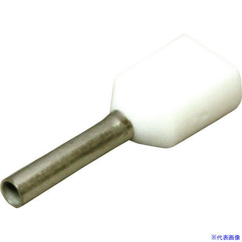 ■ニチフ フェルール(100個×5PK) 白色 NFW0.58WHI(2263792)[送料別途見積り][法人・事業所限定][掲外取寄]