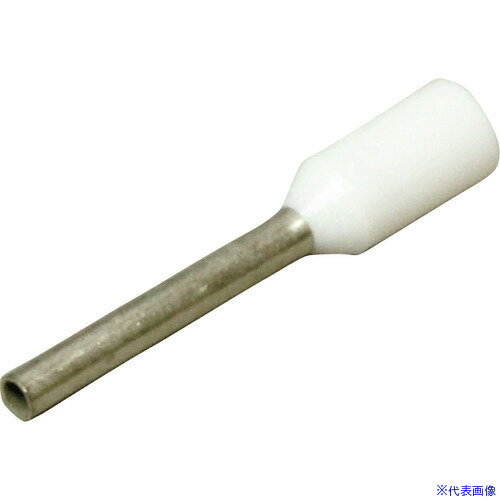 ■ニチフ フェルール(100個×5PK) 白色 NF0.510WHI(2263807)
