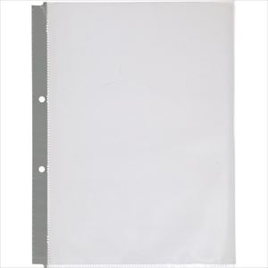 ■LIHIT クリヤーポケット(お徳用パック) (50枚入り) A4−2穴 N2208(2266509)[送料別途お見積り][法人限定][掲外取寄]