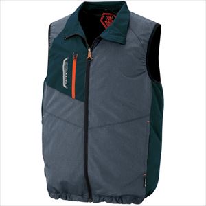 オレンジブック トラスコ中山　TRUSCOアイトス 空調服用ベスト(空調服TM) 杢チャコール 5L 〔品番:AZ501971145L〕[ 注番:2268887]特長●空調服用のベストです。●杢調の生地でスポーツテイストなベストです。●脇下...