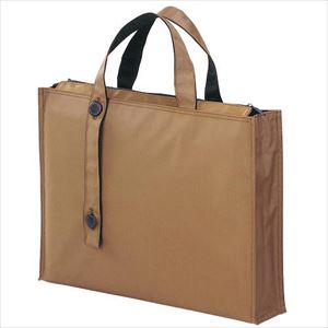 ■LIHIT キャリングバッグ［2ウェイタイプ］ ワイド 茶 B4 A76519(2269520)[送料別途お見積り][法人限定][掲外取寄](3)