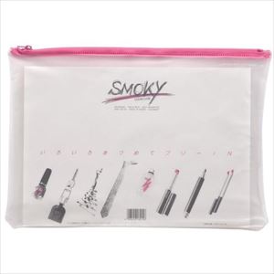 ■LIHIT クリヤーケース・スモーキィ 桃 A4 F267.PEACH.PEACH(2269654)×5[送料別途お見積り][法人限定][掲外取寄]