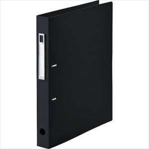 Rakuten - ■LIHIT D型リングファイル＜ツイストリング＞ ブラック A4 F768424(2269662)[送料別途お見積り][法人限定][掲外取寄]