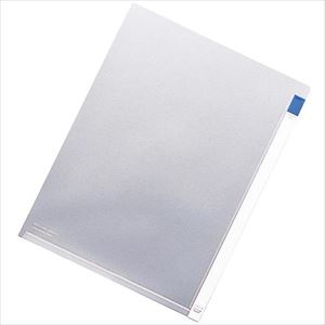 ■LIHIT クリヤーホルダー＜見出し付＞ 乳白 A4 F34301(2269683)×5[送料別途お見積り][法人限定][掲外取寄]