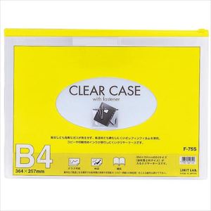 オレンジブック トラスコ中山　TRUSCOLIHIT クリヤーケース(ヨコ型) 黄 B4 〔品番:F75S.YELLOW〕[ 注番:2269702]特長●豊富なサイズバリエーションです。●分類整理に便利な見出し付きです。●ファスナーで密封だから大切な書類やカード等が濡れない、汚れません。用途●小物ケースに。仕様●色：黄仕様2●B4ヨコ型（S型）●幅×高さ：395mm×290mm●コピー用紙100枚材質/仕上●オレフィンセット内容/付属品注意原産国（名称）ベトナムJANコード4903419126117本体質量72gオレンジブック トラスコ中山　TRUSCOLIHIT クリヤーケース(ヨコ型) 黄 B4 〔品番:F75S.YELLOW〕[注番:2269702][本体質量：72g]分類》オフィス・住設用品》文具・事務用品》書類ケース・バッグ☆納期情報：メーカー取り寄品（弊社より発送）