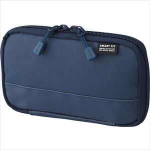 ■LIHIT コンパクトペンケース ネイビー A768711(2271273)[送料別途お見積り][法人限定][掲外取寄]