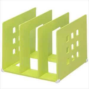 ■LIHIT 仕切ラック＜L＞ 黄緑 A73216(2274416)[送料別途お見積り][法人限定][掲外取寄]