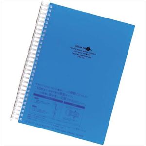 ■LIHIT ツイストノート＜超厚型＞ 青 セミB5−29穴 N16108(2275888)[送料別途お見積り][法人限定][掲外取寄]