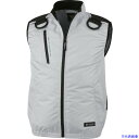 ■XEBEC 空調服遮熱ハーネスベストXE98104−22−3L シルバーグレー XE98104223L(2278654)[送料別途お見...