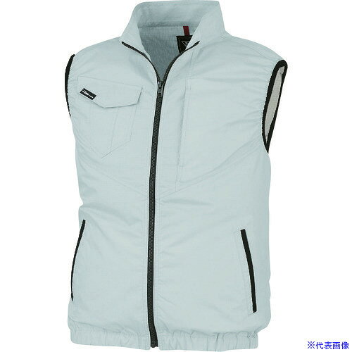 ■XEBEC 空調服制電ベストXE98014−61−4L モスグリーン XE98014614L(2278720)