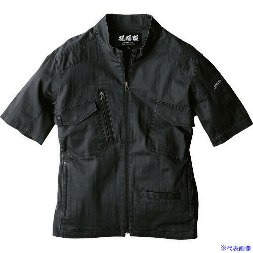 ■XEBEC 半袖ブルゾン2231−91−3L ストーンブラック 2231913L(2280276)[送料別途お見積り][法人限定][掲外取寄]