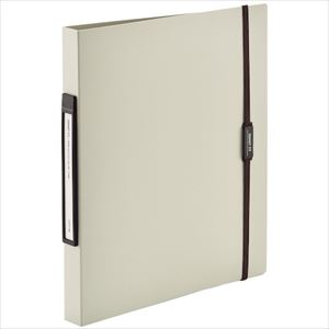 ■LIHIT リングファイル＜ツイストリング＞ ベージュ A4 F754016(2282222)[送料別途お見積り][法人限定][掲外取寄]