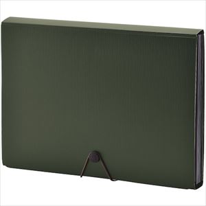 ■LIHIT ドキュメントファイル オリーブ A4 A762022(2282236)[送料別途お見積り][法人限定][掲外取寄]