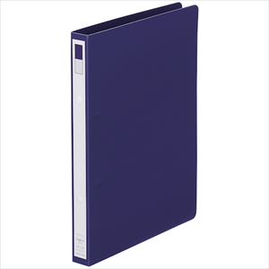 ■LIHIT リングファイル＜ディンプル＞ 紺 B5 F86213(2286898)[送料別途お見積り][法人限定][掲外取寄]