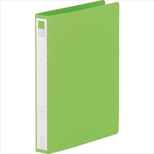 ■LIHIT リングファイル 黄緑 A4 F8775(2286994)[送料別途お見積り][法人限定][掲外取寄]