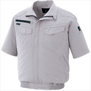 オレンジブック トラスコ中山　TRUSCOアイトス 空調服用半袖ブルゾン(空調服TM) シルバーグレー 5L 〔品番:AZ29980035L〕[ 注番:2287580]特長●空調服用のウエアーです。●軽量ストレッチ性・吸汗速乾・消臭機能付きの半袖ブルゾンです。仕様●色：シルバーグレー●サイズ：5L●着丈(cm)：70●胸囲(cm)：148●肩幅(cm)：60●袖丈(cm)：27仕様2●素材：軽量ストレッチドビー平織材質/仕上セット内容/付属品注意原産国（名称）中国JANコード本体質量360gオレンジブック トラスコ中山　TRUSCOアイトス 空調服用半袖ブルゾン(空調服TM) シルバーグレー 5L 〔品番:AZ29980035L〕[注番:2287580][本体質量：360g]分類》環境改善用品》暑さ対策用品》冷却衣服☆納期情報：メーカー取り寄品（弊社より発送）