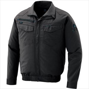 ■アイトス 空調服用長袖ブルゾン(空調服TM) チャコール L AZ2999014L(2287616)[送料別途見積り][法人・事業所限定][掲外取寄]