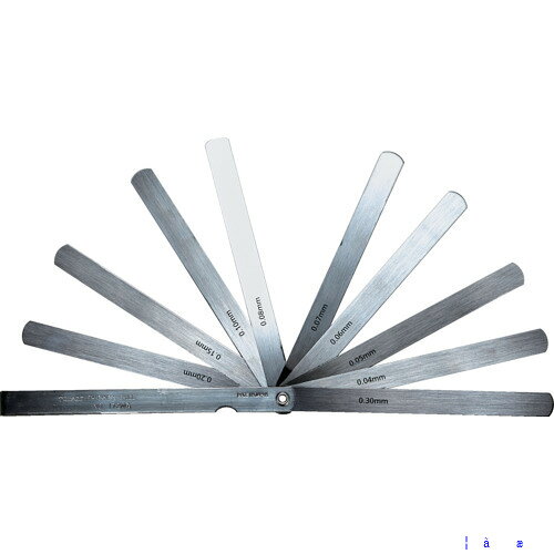 オレンジブック トラスコ中山　TRUSCOTRUSCO シクネスゲージ 幅12.7 長さ75 範囲0.04〜0.30 〔品番:T172MA〕[ 注番:2296284]特長●他の測定器では測り得ない微細な二平面の間隔を簡単に、かつ正確に検査す...