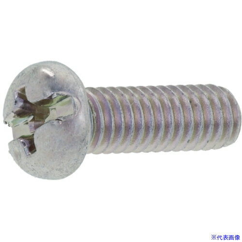 ■SUNCO 三価ブラック(+-)ナベ小ネジ 3×18 (1600本入) 000002000030018004(2298604)[送料別途見積り][法..