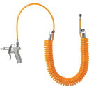 ■TRUSCO スプリング式ウレタンコイルホース ダスターセット 8m TD75SC10S(2314631)(4)