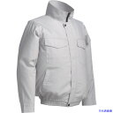 ■リンクサス COOLING BLASTノーマル服地 シルバーグレー L LX6700WSL(2321368)(4)
