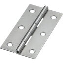 ■TRUSCO スチール製薄口普通蝶番 生地仕上げ 全長63.5mm (10個入) 55064N(2336022)