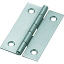 ■TRUSCO スチール製薄口普通蝶番 三価クロムメッキ仕上げ 全長51.0mm 55051UNCR(2336103)