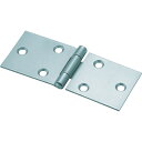 ■TRUSCO スチール製横長蝶番 生地仕上げ 全長38mm (4個入) 41538N(2336146)