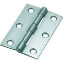 ■TRUSCO スチール製厚口蝶番 生地仕上げ 全長64mm (10個入) 88864N(2336758)