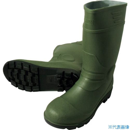 オレンジブック トラスコ中山　TRUSCO喜多 安全PVC長靴 KR7450 グリーン 24.0 〔品番:KR7450GRE24.0〕[ 注番:2355680]特長●普通丈の安全PVC長靴です。●油を使う現場ではなく、丈夫な長靴が欲しいというお客様の声から生まれた商品です。●インジェクション製法＆PVC素材のため、土木作業などのハード現場に耐える丈夫さも人気の理由です。●仕様用途も広く、軽作業、土木作業、水産作業などに使用可能です。●抗菌・防臭生地を使用しています。用途●土木作業、一般作業、軽作業、農作業に。仕様●寸法(cm)：24.0●足幅サイズ：EEE●靴丈(cm)：30.2●色：グリーン●耐圧迫荷重(kN)：10仕様2材質/仕上●アッパー：PVC樹脂●ソール：PVC樹脂●先芯：鋼鉄製セット内容/付属品注意原産国（名称）中国JANコード4931530561012本体質量1548gオレンジブック トラスコ中山　TRUSCO喜多 安全PVC長靴 KR7450 グリーン 24.0 〔品番:KR7450GRE24.0〕[注番:2355680][本体質量：1548g]《包装時基本サイズ：410×330×100》〔包装時質量：1861g〕分類》保護具》安全靴・作業靴》長靴☆納期情報：仕入れ先通常在庫品 (欠品の場合有り)