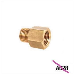 ■パルサールブ 径違い継手 1/4”F×1/4”Mアダプター(黄銅製) A028(2370500)[送料別途見積り][法人・事業..