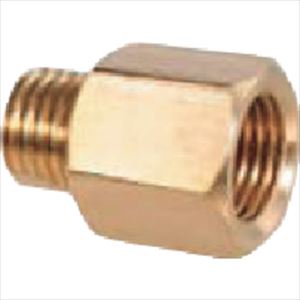 ■パルサールブ 径違い継手 1/4”F×M12×1.5Mアダプター(黄銅製) A033(2372016)[送料別途見積り][法人・事..