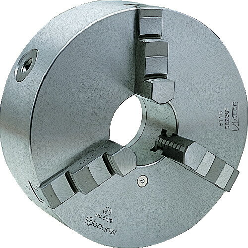 ■Victor スクロールチャック SC230F 9インチ 3ツ爪 一体爪 SC230F(2391121)