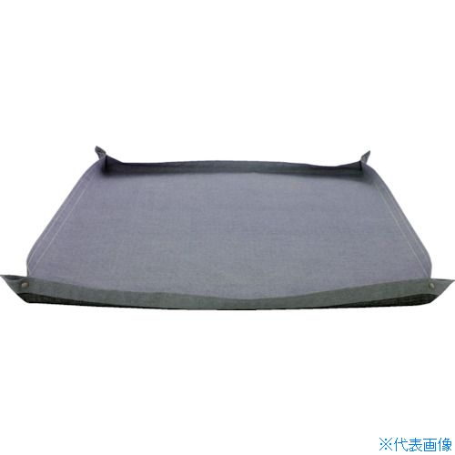 ■TRUSCO スパッタシートアルファー グレー 1号 920X920 四隅ドットボタン付き SPS1ABO(2427431)