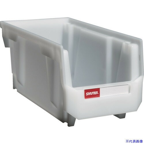 ■SHUTER スタッキングコンテナ 2.7L 白半透明 HB230WT(2440505)
