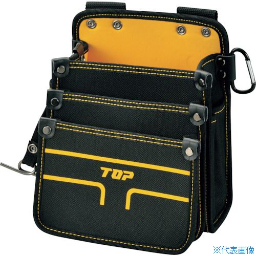 ■トップ工業(TOP) 電工用腰袋3段タイプ(中) TPD301M(2445133)