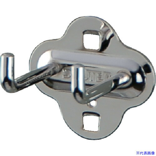 ■SHUTER パンチングパネル用L字フックダブル 50mm(10個入り) HK2105(2446335)