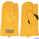 ■トワロン 牛床革手袋 EXTRAGUARD EG-013 TAKIBI 3本指 EG013(2457489)