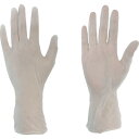 ■TRUSCO 使い捨てビニール手袋(プラスチック手袋) 粉無L クリア (100枚入) PVC1008L(2460200)
