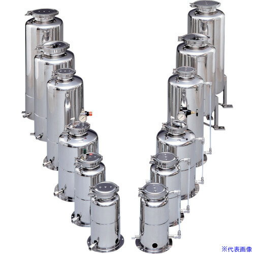 オレンジブック トラスコ中山　TRUSCOユニコントロールズ ステンレス圧力容器 39L 〔品番:TN39B316L〕[ 注番:2464108]特長●開口部分を胴径より小さくしたタイプで、多くの容量を必要とする場合でも比較的に低コストで製作できます。●50・100Lの大容量タイプまで、充実したラインナップです。●胴径を大きくしてあるので、高さが他のタンクと比べ低く設計されています。用途●液体の圧送用に。●腐食性の液体を使用する際に。仕様●容量(L)：39●高さ(mm)：704●内径(mm)：300仕様2●使用圧力：0.49MPa以下●蓋着脱フェルールクランプ式●ポート(蓋)2-Rc1/4、Rc1/8●内外面バフ研磨仕上（蓋内面は機械加工仕上げ）材質/仕上●本体：ステンレス(SUS316L)●パッキン：FKMセット内容/付属品注意原産国（名称）日本JANコード本体質量15.8kgオレンジブック トラスコ中山　TRUSCOユニコントロールズ ステンレス圧力容器 39L 〔品番:TN39B316L〕[注番:2464108][本体質量：15.8kg]分類》研究用品》ボトル・容器》ステンレスタンク☆納期情報：オレンジブック掲載以外でメーカー直送品（送料元払い）【法人限定＝会社名ご記入お願い致します。】※北海道・沖縄・離島は運賃別途商品も含む