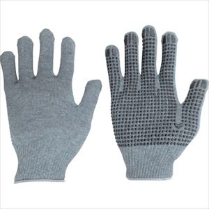 ■ミドリ安全 接触感染予防手袋 MS135 グレー ボツ付タイプ L MS135GYL(2469603)[送料別途お見積り][法人限定][掲外取寄]