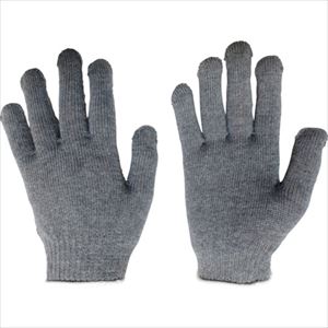 ■ミドリ安全 接触感染予防手袋 子供用 のびのびタイプ MS102 グレー MS102GY(2471150)[送料別途お見積り][法人限定][掲外取寄]