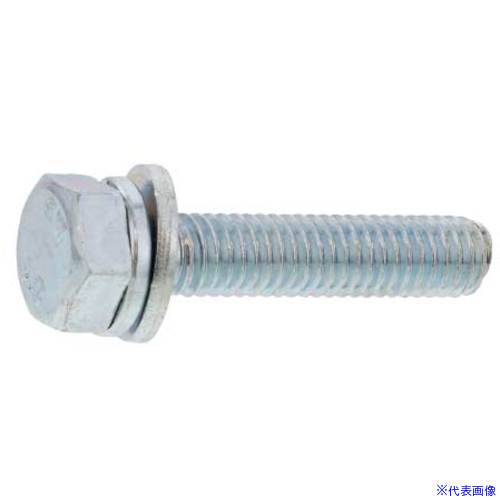 ■SUNCO 三価ホワイト EW4.8トリーマI＝3 永和鋲螺製 10×16 (100本入) 1100E0130100016003(2476166)[送..