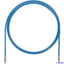 ■PANDUIT カテゴリ6A UTPパッチコード 24AWG単線 ケーブル径:Φ6.4mm 20m 青 UTP6AX20MBU UTP6AX20MBU(247...