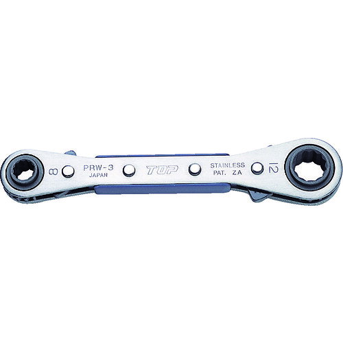 ■トップ工業(TOP) 4サイズ板ラチェットレンチ 5.5X7・6X8mm PRW1(2487047)