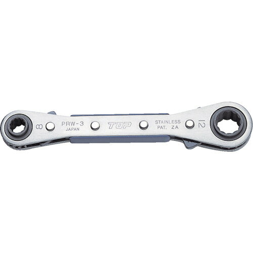 ■トップ工業(TOP) 4サイズ板ラチェットレンチ 13X15・14X17mm PRW5(2487080)