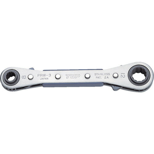 ■トップ工業(TOP) 4サイズ板ラチェットレンチ 13X17・19X21mm PRW6(2487098)