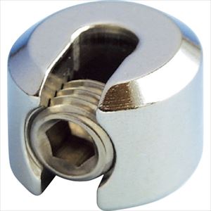 Rakuten - ■水本 ステンレス シングルクリップ 適合ワイヤー径8mm〜10mm(1個入) B2948(2492453)[送料別途お見積り][法人限定][掲外取寄]