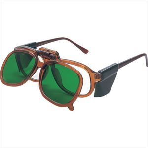 ■リケン 二眼型遮光メガネ 複式上下自在型(SPL3) RP300PCSPL3(2493661)[送料別途見積り][法人・事業所限定][掲外取寄]